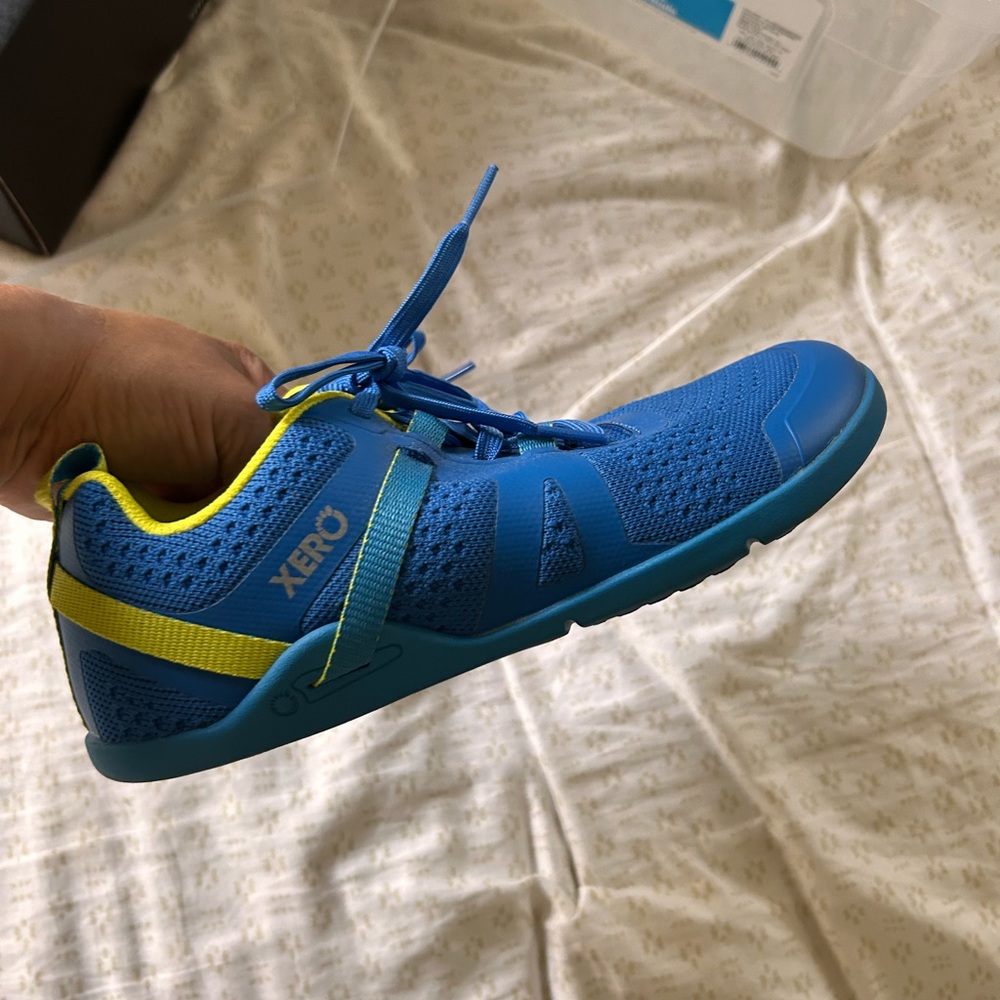 Xero Athletic Shoes - Blue and Yellow